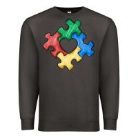 Smoke autism puzzle Premium Sweatshirt - MaliasSmallBusiness
