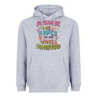 Heather Grey because he lives face tomorrow Heavyweight Hoodie - MaliasSmallBusiness