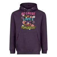 Plum because he lives face tomorrow Heavyweight Hoodie - MaliasSmallBusiness