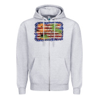 Heather Grey American flag halloween background Zipper Hoodie - JahusDesignShop