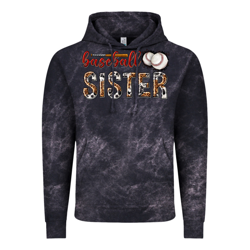 Baseball Sister With Leopard Vintage Hoodie by texasbilliewilder | Teevron