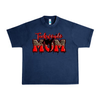 Navy taekwondo mom Urban Heavy Tee - Zillion Design Studio