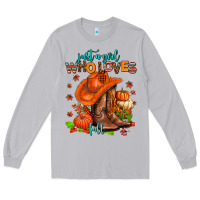 Moon Dust jusr a girl who loves fall  cowgirl Long Sleeve Tee - AdoDesignShop