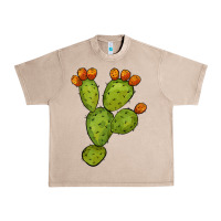 French Oak cactus Urban Heavy Tee - BarkalooDesign