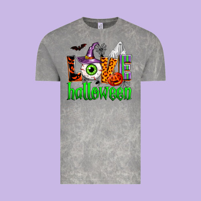 Love Halloween Vintage Tee Designed By Zillion Design Studio