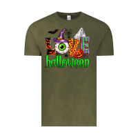 Vintage Olive love halloween Vintage Tee - Zillion Design Studio