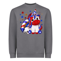 Storm 4th of july american unicorn Heavyweight Sweatshirt - texasbilliewilder