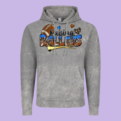 Raising Ballers Football Vintage Hoodie Designed By Zillion Design Studio
