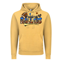 Vintage Mustard raising ballers football Vintage Hoodie - Zillion Design Studio