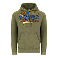 Vintage Olive raising ballers football Vintage Hoodie - Zillion Design Studio