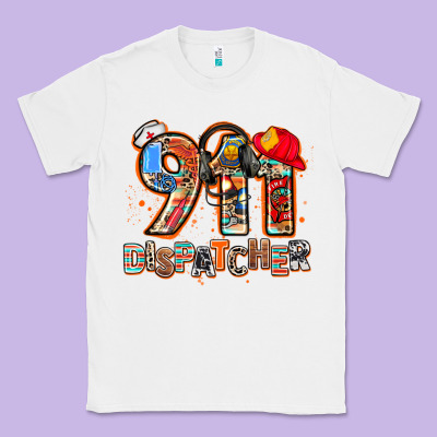 911 Dispatcher Classic Tee Designed By Adodesignshop