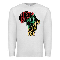 Oatmeal Heather its the black history for me Premium Sweatshirt - MaliasSmallBusiness