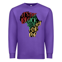 Purple its the black history for me Premium Sweatshirt - MaliasSmallBusiness
