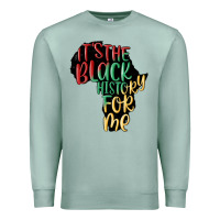 Seafoam its the black history for me Premium Sweatshirt - MaliasSmallBusiness