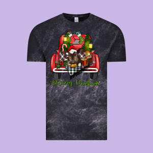 Merry Christmas Truck Vintage Tee Designed By Ranaportraitstore