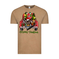 Vintage Coffee merry christmas truck Vintage Tee - RanaPortraitStore
