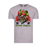 Vintage Zinc merry christmas truck Vintage Tee - RanaPortraitStore