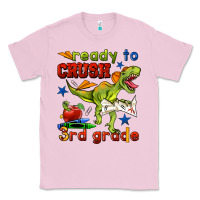 Bubblegum Pink ready to crush 3rd grade Classic Tee - BundleAndBundleShop