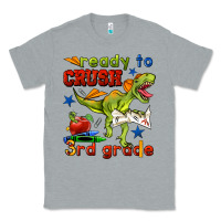 Heather Grey ready to crush 3rd grade Classic Tee - BundleAndBundleShop