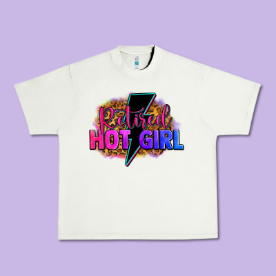Retired Hot Girl Urban Heavy Tee Designed By Zillion Design Studio