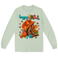 Matcha happy fall y'all  cowgirl Long Sleeve Tee - AdoDesignShop