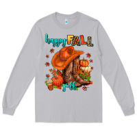 Moon Dust happy fall y'all  cowgirl Long Sleeve Tee - AdoDesignShop