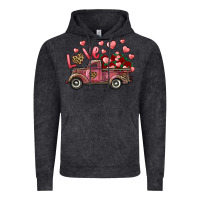 Vintage Black Love Truck With Roses And Leopard Vintage Hoodie - RanaPortraitStore
