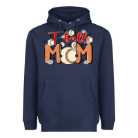 Navy t ball mom Heavyweight Hoodie - MaliasSmallBusiness