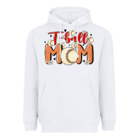 White t ball mom Heavyweight Hoodie - MaliasSmallBusiness