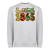 Heather Grey juneteenth 1865 Heavyweight Sweatshirt - Zillion Design Studio