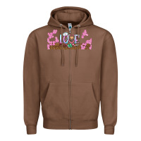 Chestnut watercolor love nurse libbey glass Zipper Hoodie - BundleAndBundleShop
