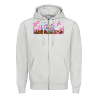 Dove Grey watercolor love nurse libbey glass Zipper Hoodie - BundleAndBundleShop