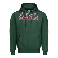 Watercolor Love Nurse Libbey Glass Zipper Hoodie | Teevron