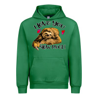 Emerald Valentine Sloth, I Love You Slow Much Urban Hoodie - Bettercallsaul