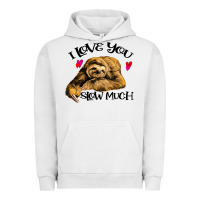 Pigment Lunar Rock Valentine Sloth, I Love You Slow Much Urban Hoodie - Bettercallsaul
