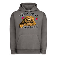 Pigment Tornado Valentine Sloth, I Love You Slow Much Urban Hoodie - Bettercallsaul