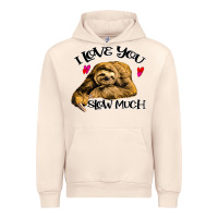 Sandshell Valentine Sloth, I Love You Slow Much Urban Hoodie - Bettercallsaul
