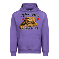 Tulip Valentine Sloth, I Love You Slow Much Urban Hoodie - Bettercallsaul