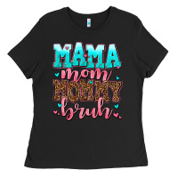 Black mama mom mommy bruh Ladies Tee - AdoDesignShop