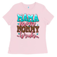 Bubblegum Pink mama mom mommy bruh Ladies Tee - AdoDesignShop