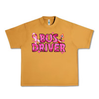 Peanut Butter breast cancer bus driver Urban Heavy Tee - texasbilliewilder