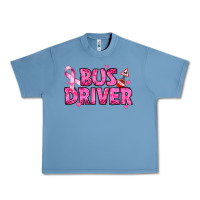 Pebble Blue breast cancer bus driver Urban Heavy Tee - texasbilliewilder