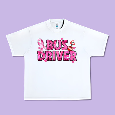 Breast Cancer Bus Driver Urban Heavy Tee Designed By Texasbilliewilder