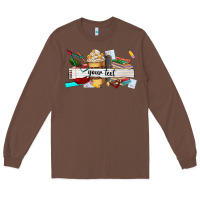 Chestnut costomized teachers name Long Sleeve Tee - AdoDesignShop