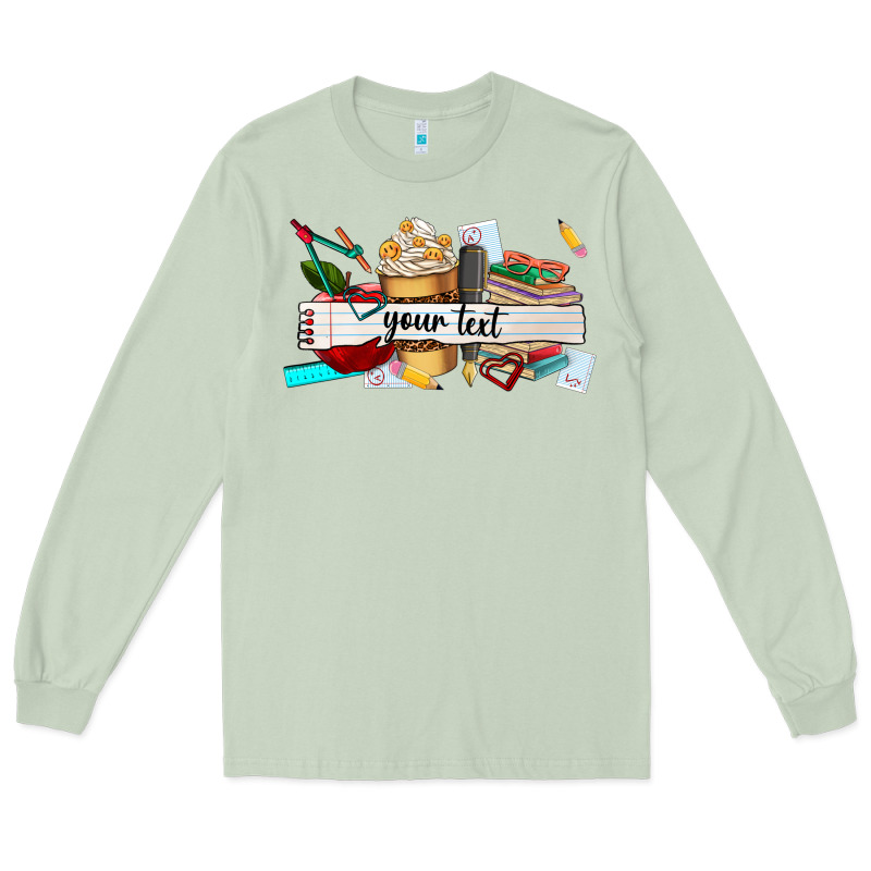 Costomized Teachers Name Long Sleeve Tee by AdoDesignShop | Teevron