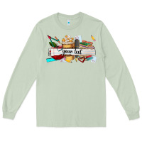 Matcha costomized teachers name Long Sleeve Tee - AdoDesignShop