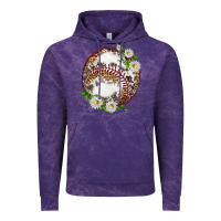 Cloud Purple baseball with patterns Vintage Hoodie - texasbilliewilder