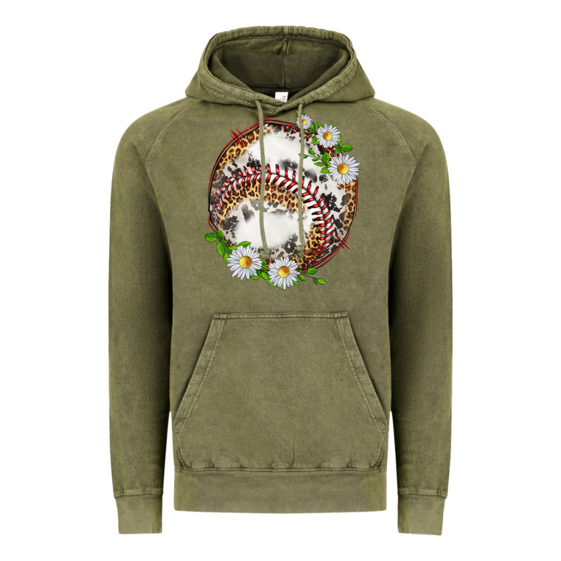 Baseball With Patterns Vintage Hoodie by texasbilliewilder | Teevron