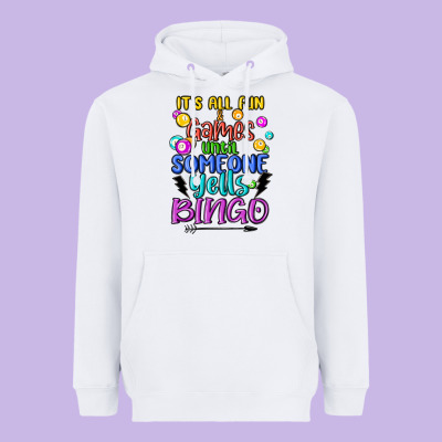 Bingo Heavyweight Hoodie Designed By Maliassmallbusiness