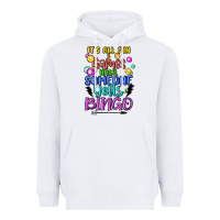 White bingo Heavyweight Hoodie - MaliasSmallBusiness